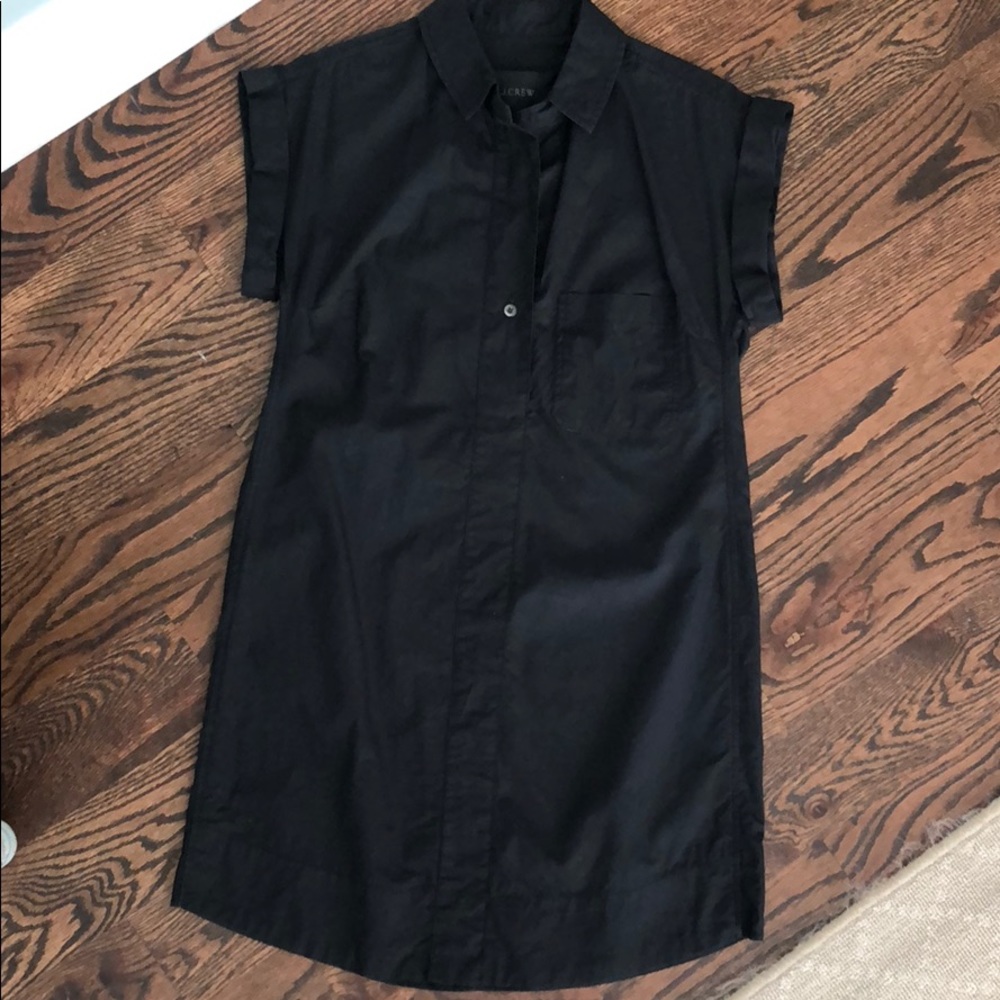 Black cotton dress